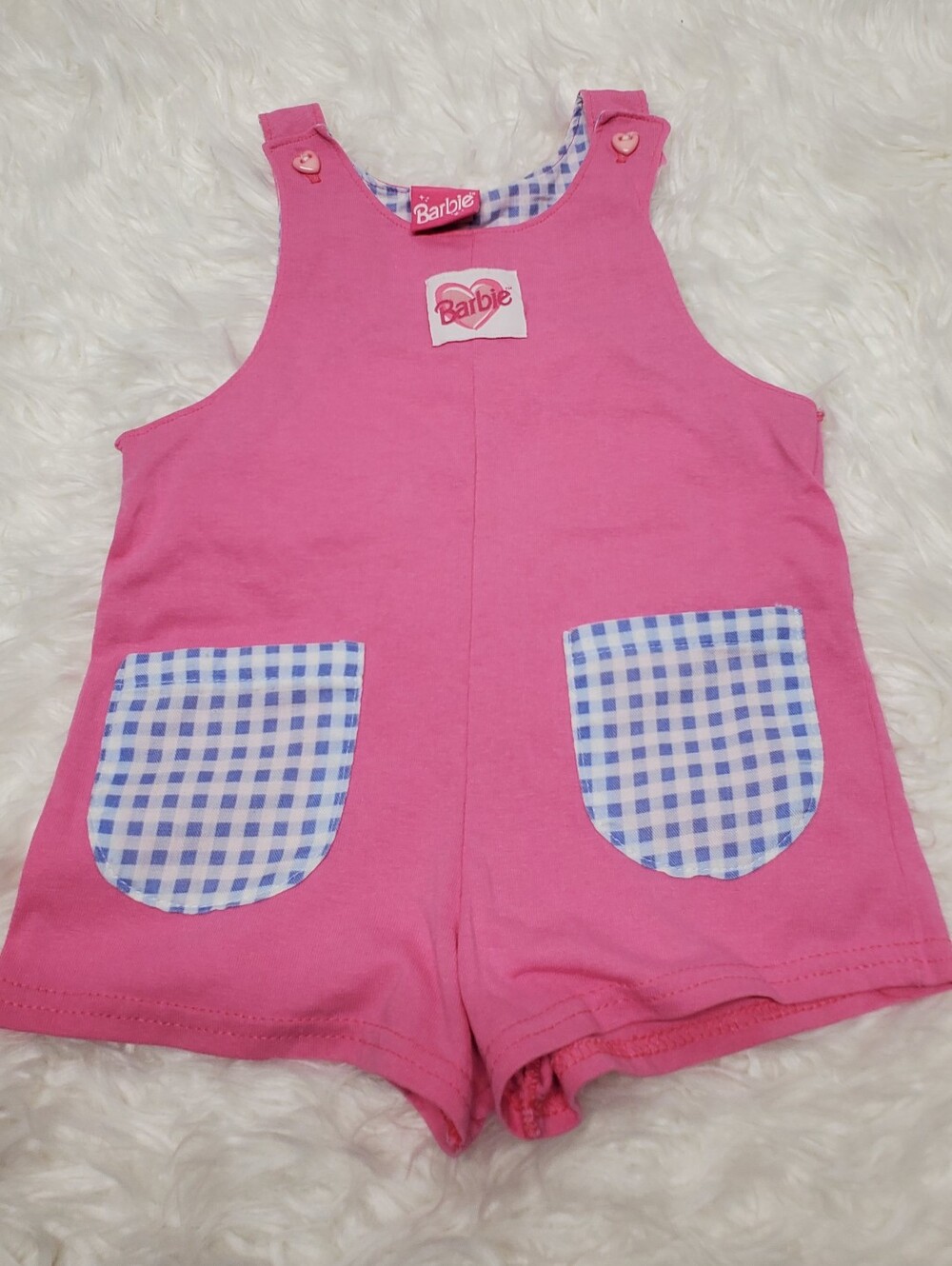 Rare 1996 barbie Mattel vintage Overalls y2k hearts super cute
